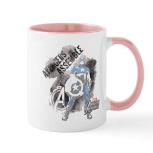 cafepress avengers assemble watercolor mug ceramic coffee mug, tea cup 11 oz