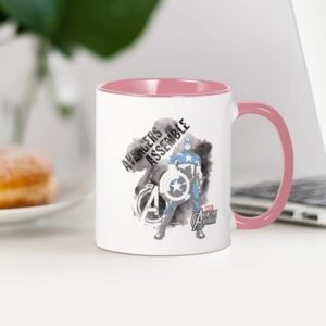 CafePress Avengers Assemble Watercolor Mug Ceramic Coffee Mug, Tea Cup 11 oz