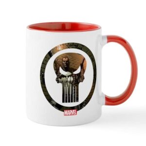 cafepress the punisher icon mug ceramic coffee mug, tea cup 11 oz