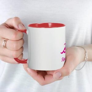 CafePress Swim Bike Run (Girl) Mugs Ceramic Coffee Mug, Tea Cup 11 oz
