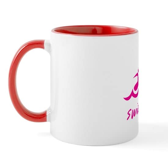 CafePress Swim Bike Run (Girl) Mugs Ceramic Coffee Mug, Tea Cup 11 oz