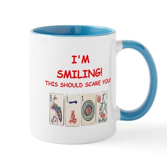 CafePress Mahjong Joke Mugs Ceramic Coffee Mug, Tea Cup 11 oz