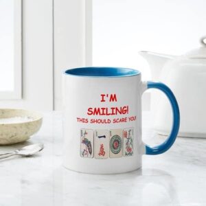 CafePress Mahjong Joke Mugs Ceramic Coffee Mug, Tea Cup 11 oz