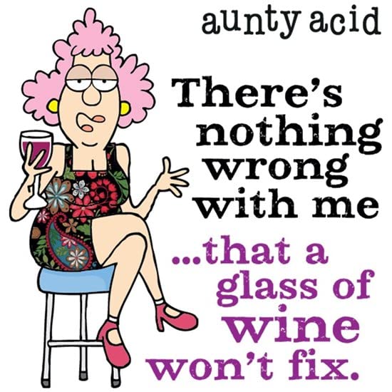 CafePress Aunty Acid: Glass Of Wine Mug Ceramic Coffee Mug, Tea Cup 11 oz