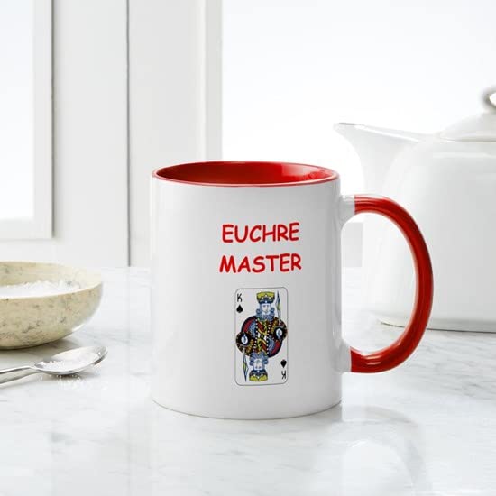 CafePress Euchre Mugs Ceramic Coffee Mug, Tea Cup 11 oz