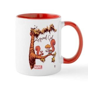 cafepress squirrel girl branch mug ceramic coffee mug, tea cup 11 oz