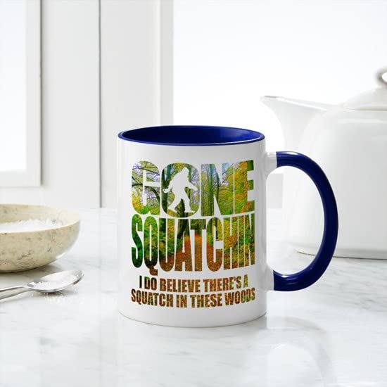 CafePress Gone Squatchin *Wooded Path Edition* Mug Ceramic Coffee Mug, Tea Cup 11 oz