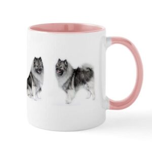 cafepress keeshond mugs ceramic coffee mug, tea cup 11 oz
