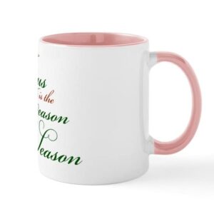 cafepress jesus is the reason for the season mugs ceramic coffee mug, tea cup 11 oz