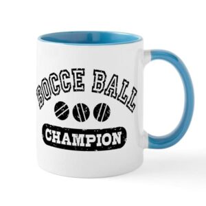 cafepress bocce ball champion mug ceramic coffee mug, tea cup 11 oz