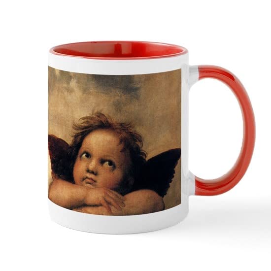 CafePress Sistine Madonna Angels By Raphael Mugs Ceramic Coffee Mug, Tea Cup 11 oz