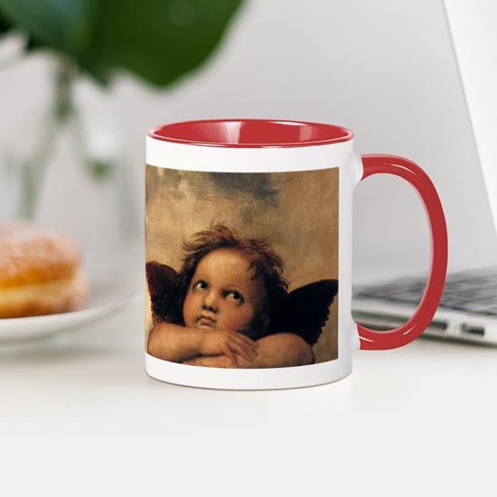 CafePress Sistine Madonna Angels By Raphael Mugs Ceramic Coffee Mug, Tea Cup 11 oz