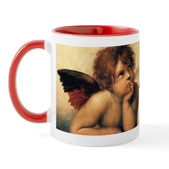 CafePress Sistine Madonna Angels By Raphael Mugs Ceramic Coffee Mug, Tea Cup 11 oz