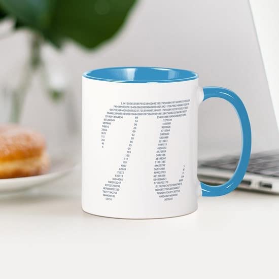 CafePress Pi Symbol W/Numbers Mug Ceramic Coffee Mug, Tea Cup 11 oz