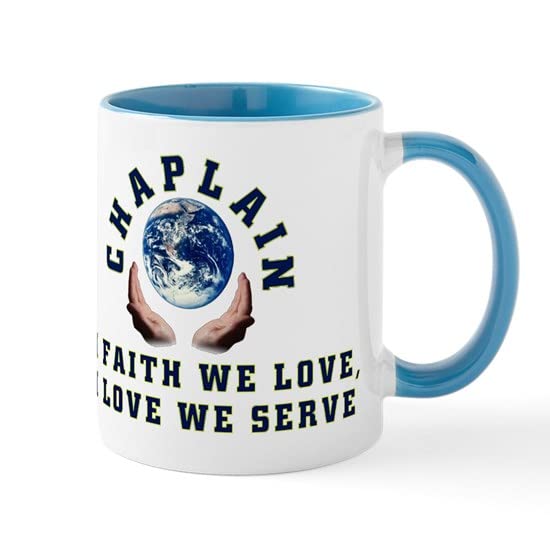 CafePress Chaplain Shirts 2 Mug Ceramic Coffee Mug, Tea Cup 11 oz