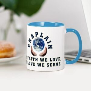 CafePress Chaplain Shirts 2 Mug Ceramic Coffee Mug, Tea Cup 11 oz