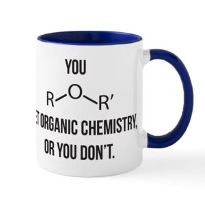 cafepress ether you get ochem… mug ceramic coffee mug, tea cup 11 oz