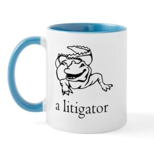 cafepress a litigator’s mug ceramic coffee mug, tea cup 11 oz