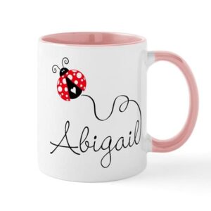 cafepress ladybug abigail mug ceramic coffee mug, tea cup 11 oz