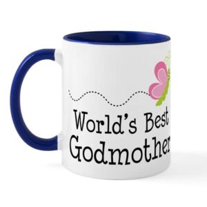 cafepress cute godmother gift mug ceramic coffee mug, tea cup 11 oz