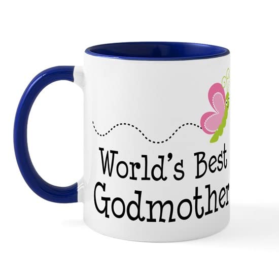 CafePress Cute Godmother Gift Mug Ceramic Coffee Mug, Tea Cup 11 oz