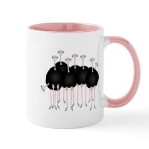 cafepress ostrich 11 oz ceramic mug mugs ceramic coffee mug, tea cup 11 oz