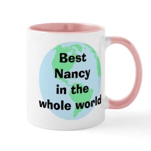 cafepress personalized nancy mug ceramic coffee mug, tea cup 11 oz