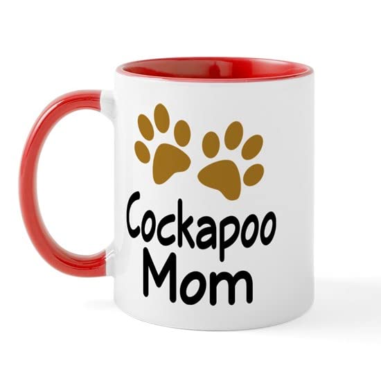 CafePress Cute Cockapoo Mom Mug Ceramic Coffee Mug, Tea Cup 11 oz