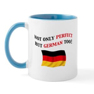 cafepress perfect german 2 mug ceramic coffee mug, tea cup 11 oz