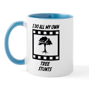 cafepress tree stunts mug ceramic coffee mug, tea cup 11 oz