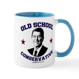 cafepress old school conservative mug ceramic coffee mug, tea cup 11 oz