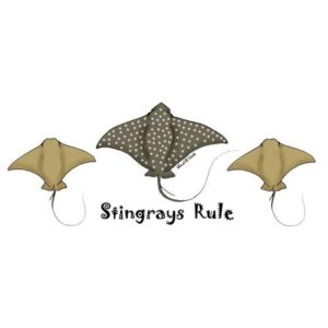 CafePress Stingrays Rule Mug Ceramic Coffee Mug, Tea Cup 11 oz