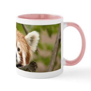 cafepress red panda mug ceramic coffee mug, tea cup 11 oz