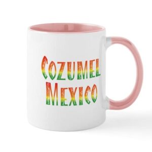 cafepress cozumel mexico mug ceramic coffee mug, tea cup 11 oz