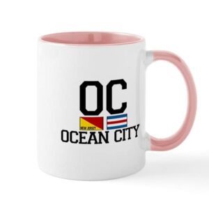 CafePress Ocean City NJ Nautical Design Mug Ceramic Coffee Mug, Tea Cup 11 oz