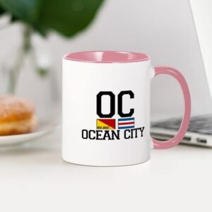 CafePress Ocean City NJ Nautical Design Mug Ceramic Coffee Mug, Tea Cup 11 oz