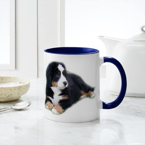 CafePress Bernese Mountain Puppy_ Mug Ceramic Coffee Mug, Tea Cup 11 oz