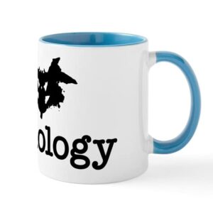 cafepress i heart (rorschach inkblot) psychology mugs ceramic coffee mug, tea cup 11 oz