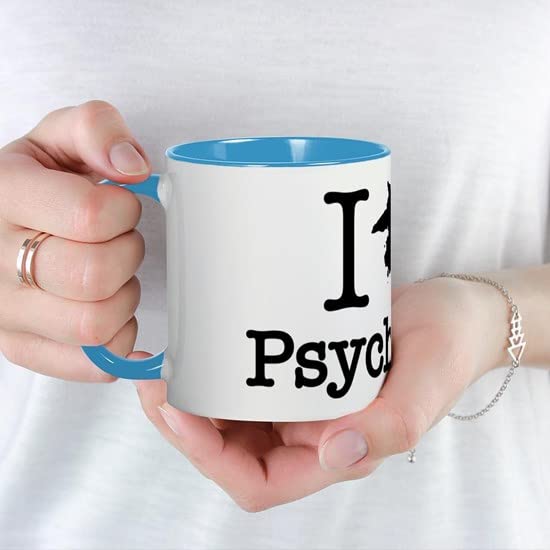 CafePress I Heart (Rorschach Inkblot) Psychology Mugs Ceramic Coffee Mug, Tea Cup 11 oz