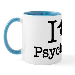 CafePress I Heart (Rorschach Inkblot) Psychology Mugs Ceramic Coffee Mug, Tea Cup 11 oz