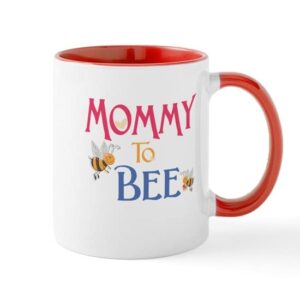 cafepress mommy to bee mug ceramic coffee mug, tea cup 11 oz