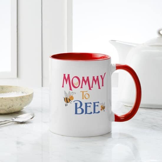 CafePress Mommy To Bee Mug Ceramic Coffee Mug, Tea Cup 11 oz