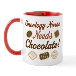 cafepress oncology nurse gift funny mug ceramic coffee mug, tea cup 11 oz