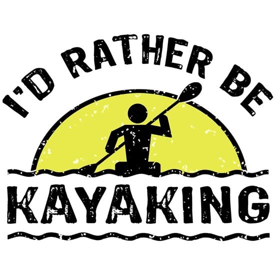 CafePress I'd Rather Be Kayaking Mug Ceramic Coffee Mug, Tea Cup 11 oz