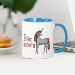 CafePress Team Unicorn Rainbow Mug Ceramic Coffee Mug, Tea Cup 11 oz