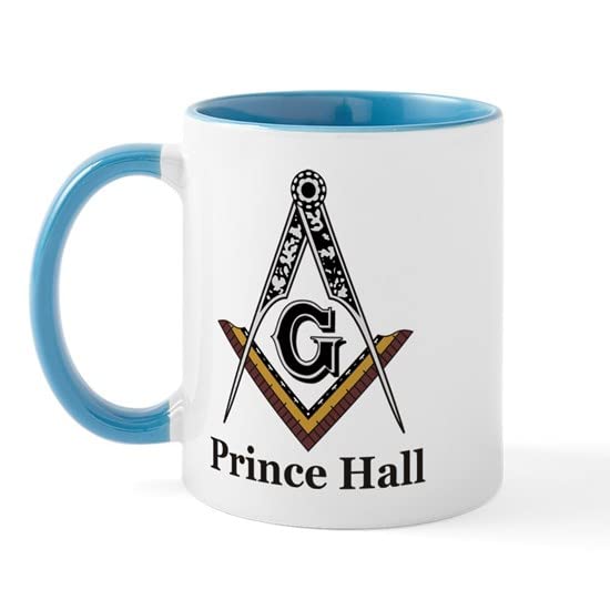 CafePress Prince Hall Square And Compass Mug Ceramic Coffee Mug, Tea Cup 11 oz