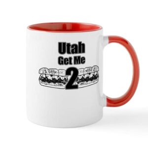 cafepress utah get me two! mug ceramic coffee mug, tea cup 11 oz