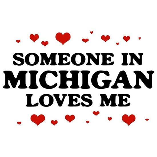 CafePress Loves Me In Michigan Mug Ceramic Coffee Mug, Tea Cup 11 oz