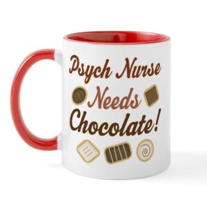 cafepress psych nurse gift funny mug ceramic coffee mug, tea cup 11 oz