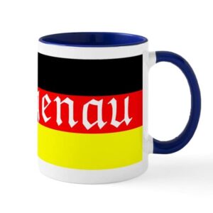 cafepress genau german flag mug ceramic coffee mug, tea cup 11 oz